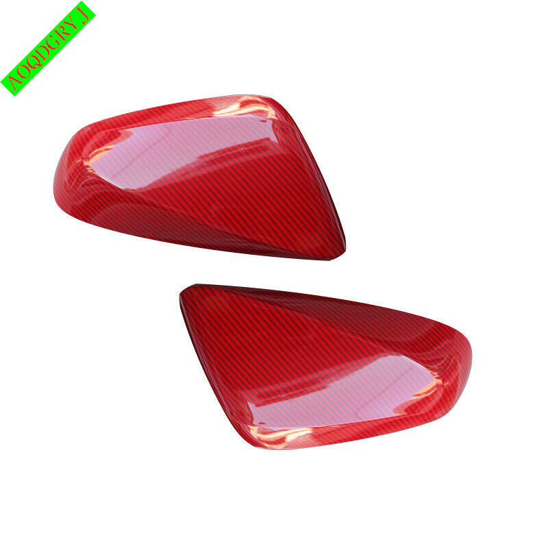 Red Carbon Fiber Side Rearview Mirror Trim Cover for LEXUS NX200t300h 2015-2021