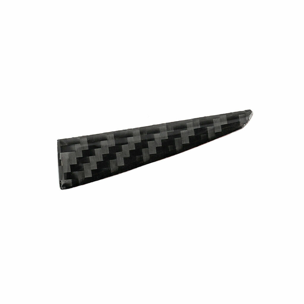 Two-piece carbon fiber steering wheel decal cover for Infiniti Q50 (2014-19)