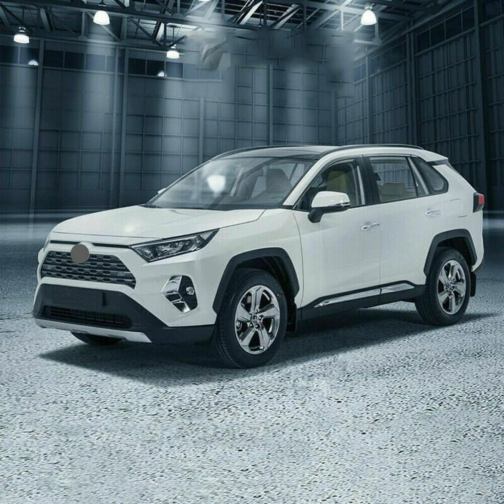 Car Door Side Body Molding chrome trim Guard cover for Toyota RAV4 2019-2024