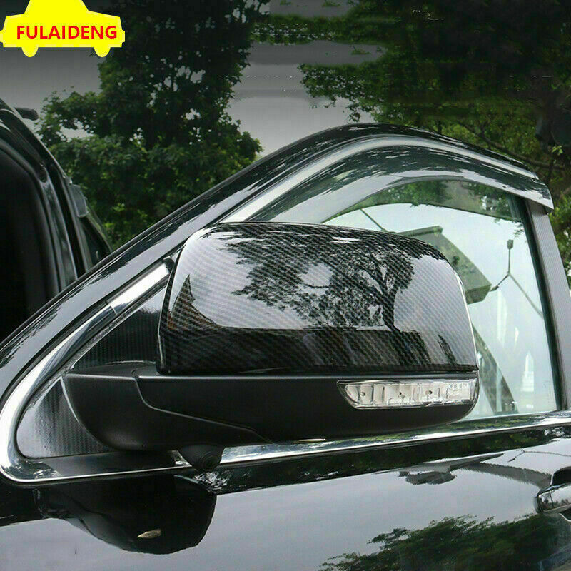 for Jeep Grand Cherokee 2014-2020 Carbon Look Rear View Side Door Mirror Cover2