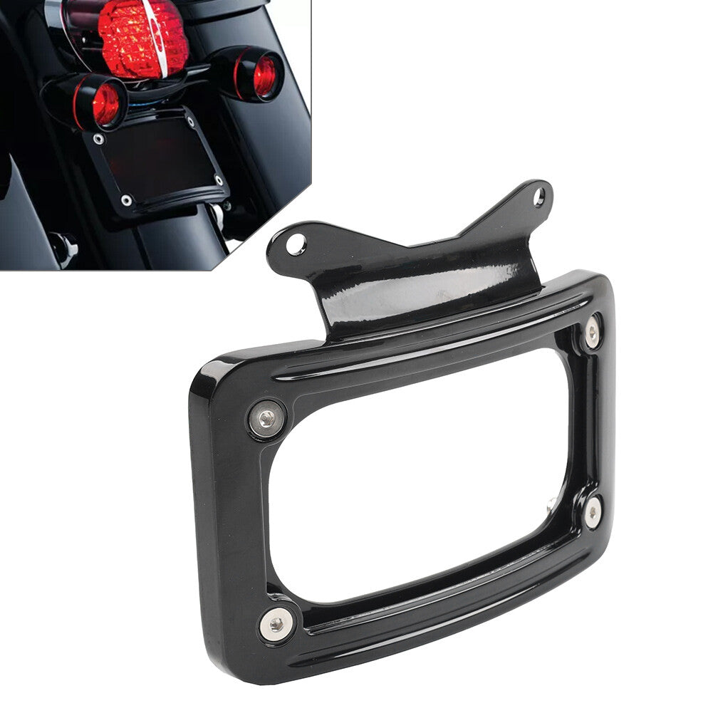 Curved License Plate Mount Bracket Fits for Harley Touring Street Road Glide King Q