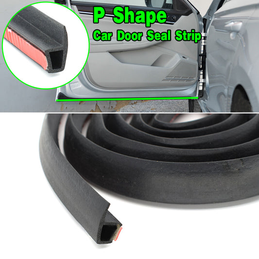 4m P Shape Rubber Seal Car Door Edge Guard Molding Trim Protectors Sealing Strip
