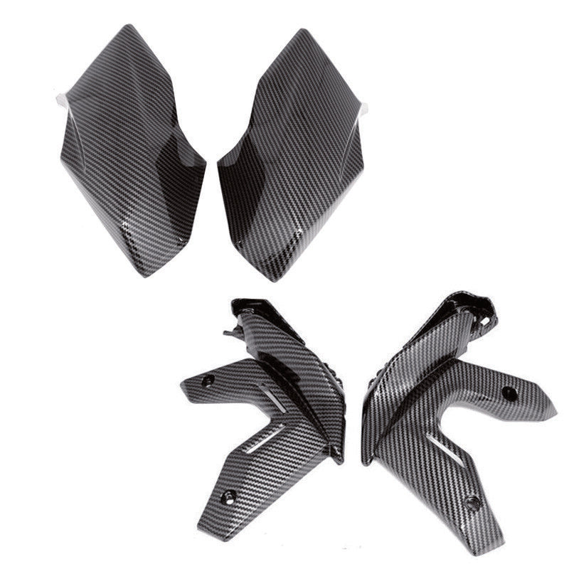 4 Pcs Carbon Fiber Front Side Frame Fairing Cowl for KAWASAKI Z 650 2020-2023