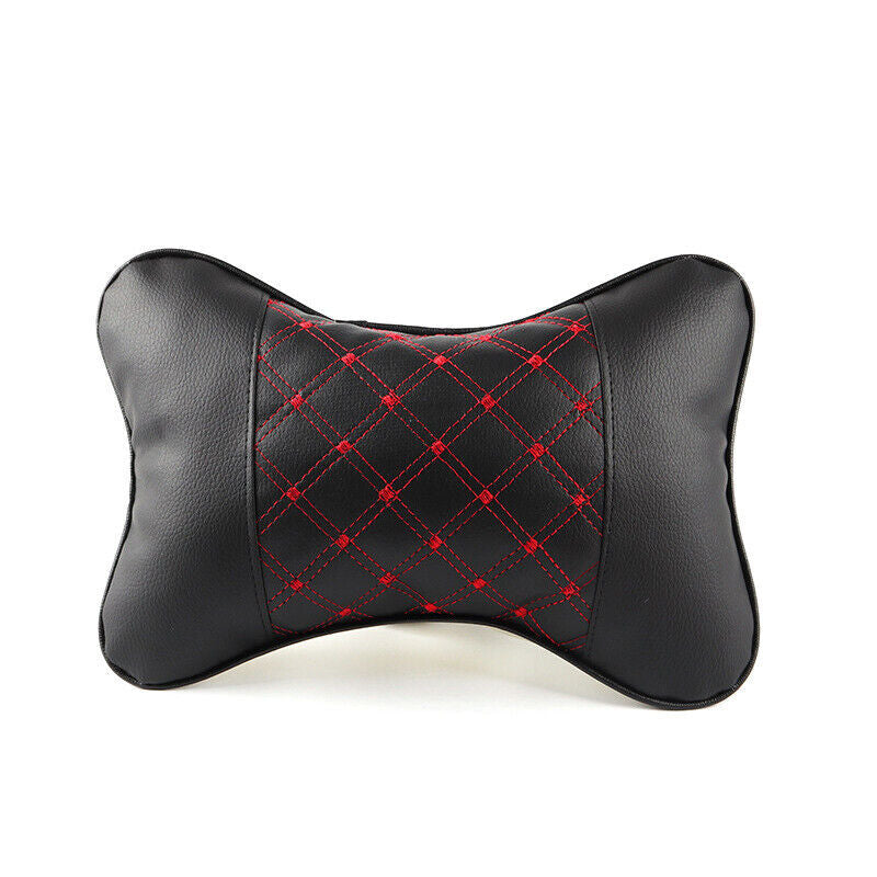 1-Pack Universal Car Neck Pillow, Black for Seat Headrest, Foam Cushion, Travel Support n
