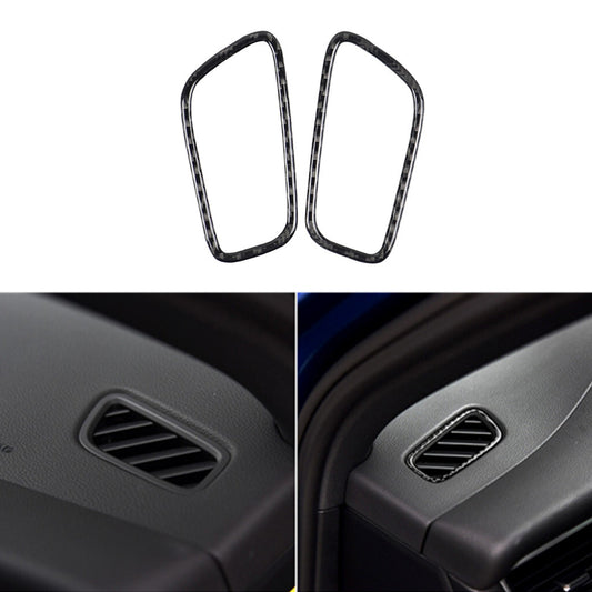 2x Carbon Fiber Rear Air Vent Outlet Cover Trim TypeA for Camry 2007-2011 v