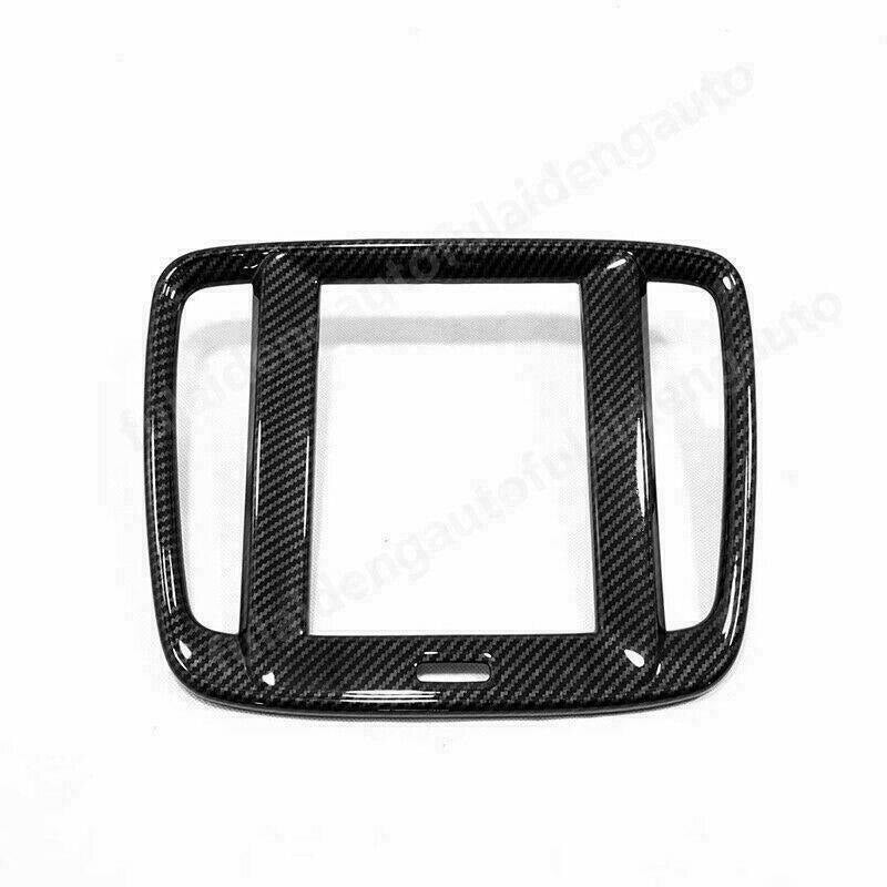 for Volvo XC40 2019 2020 2022 Carbon Fiber Interior Navigation Frame Cover Trim