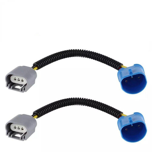 2x Fit For 99-04 F250 F350 9007 to 9008 H13 05-07 Headlight Adapter Harness n