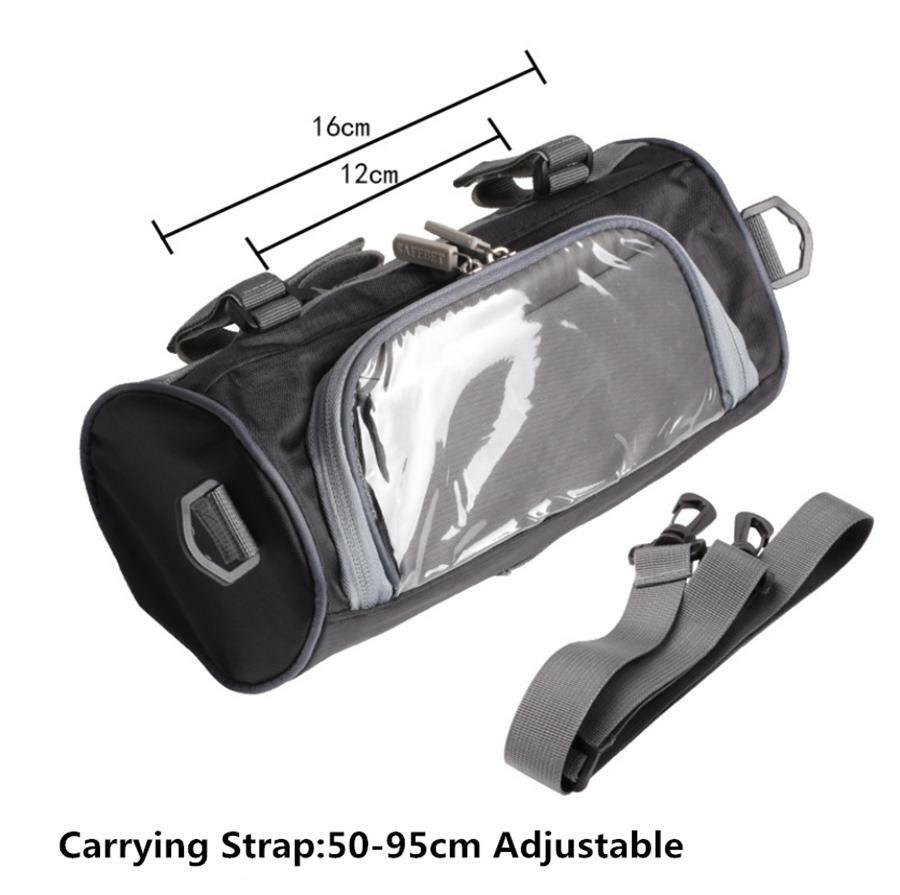 AMotorcycle SaddleBag Protective Bag Adjustable Forklift Handlebar Bag Storage Luggage Box n