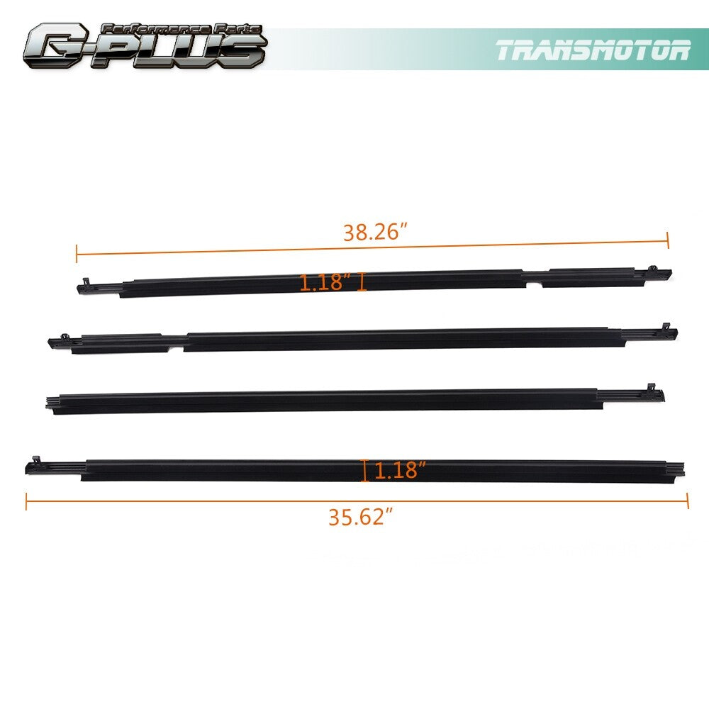 Fits for RAV4 2009 - 2012 Window Weatherstrips Molded Trim Sealing Strips - v