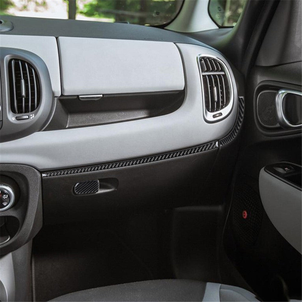 Red Carbon Fiber Manual Gear Shift Panel Cover Trim For Sonic 2012-16 v