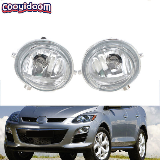 1 Pair Front Bumper Fog Light Fog Lamp for Mazda CX7 CX-7 2009-2011