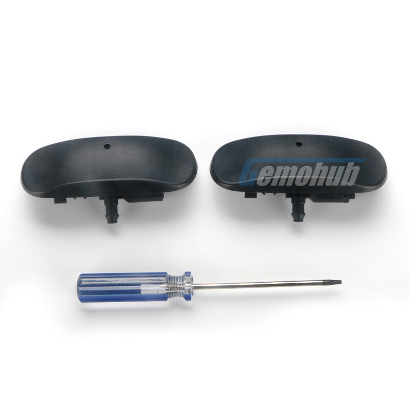 1pair Front Windshield Washer Spray Nozzle Cover lid for Porsche for Panamera 09-21