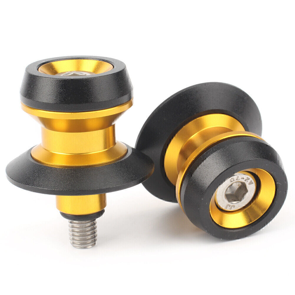8MM Swingarm Spools Slider Stand Screw Fit for Honda for Yamaha for Kawasaki for Suzuki Gold