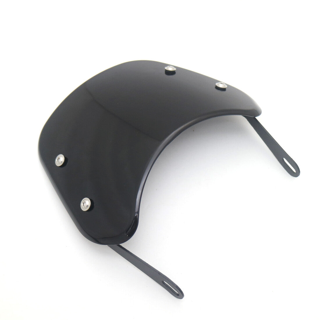 Black 5-7Round Headlight Windshield Fairing Windscreen Deflector for Honda Q