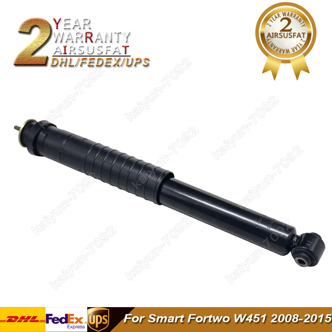 1x Rear Left / Right Shock Absorber Core W/o ADS for Smart Fortwo W451 2008-2015