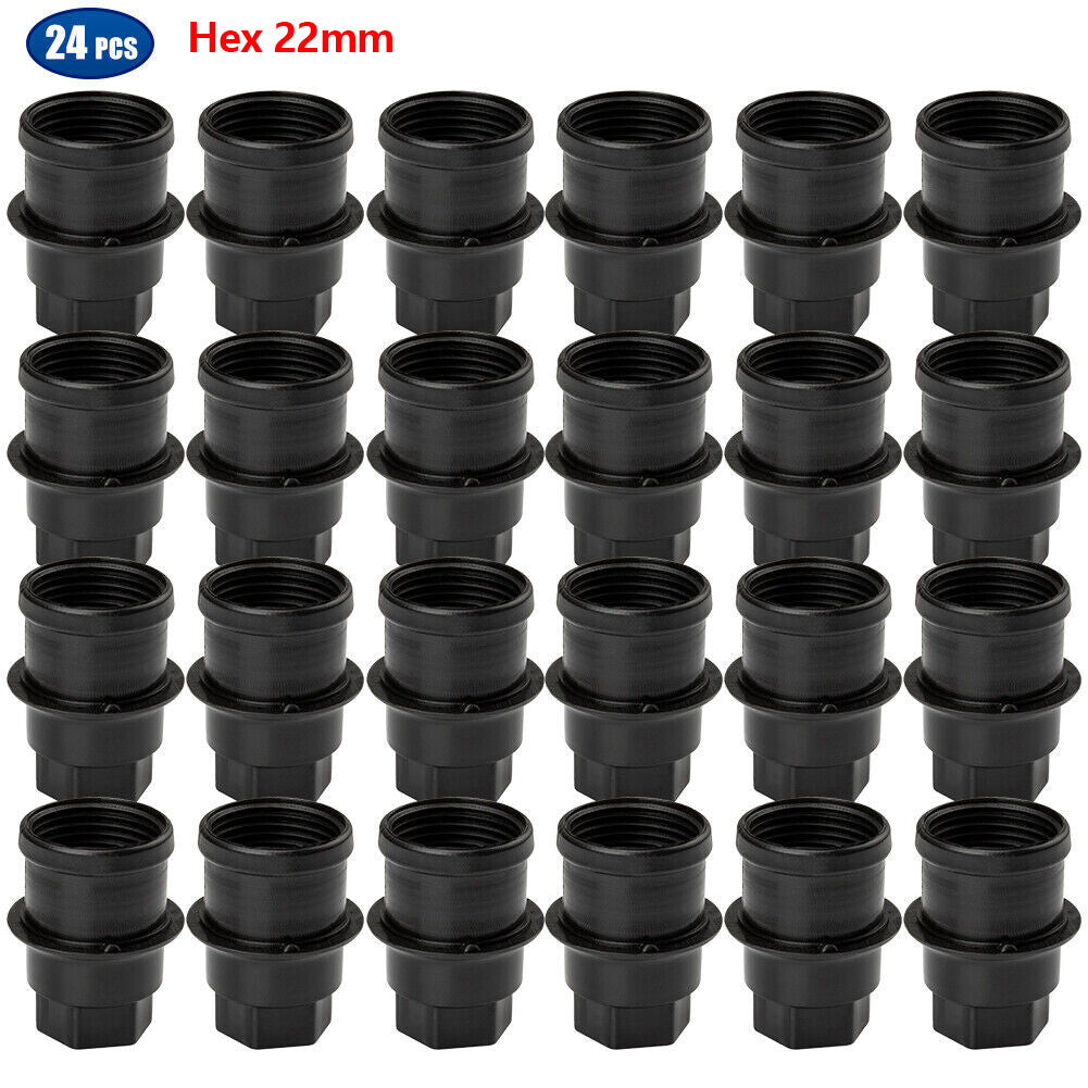 24-piece black LUG NUT protective case cover M27-2.0 hexagonal 22mm for TAHOE SILVERADO SUBURBAN for YUKON n