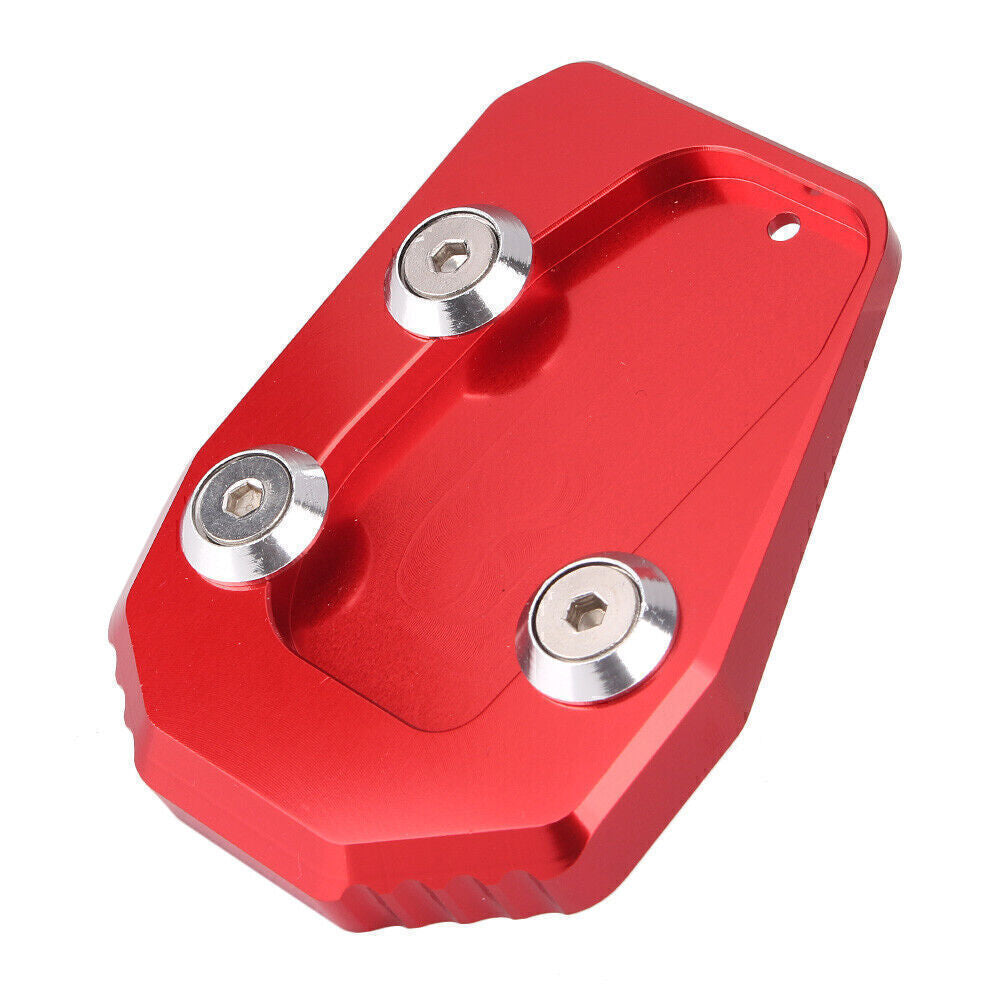 Kickstand Side Foot Stand Extension Pad for Yamaha MT09 2013 2014 2015 2016 Red Q