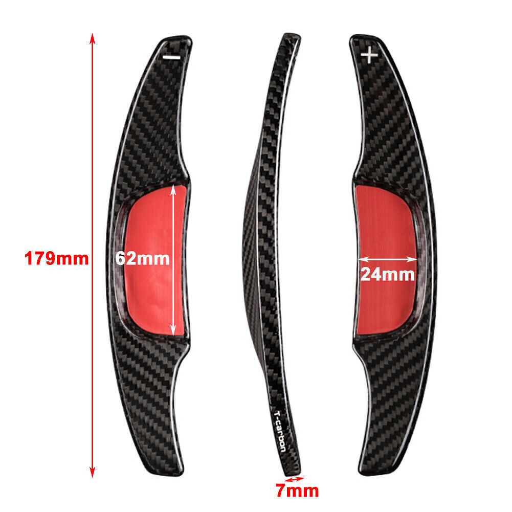 2pcs Carbon Fiber Auto Steering Wheel Shift Paddle Fit for Mazda 3 2020-2021