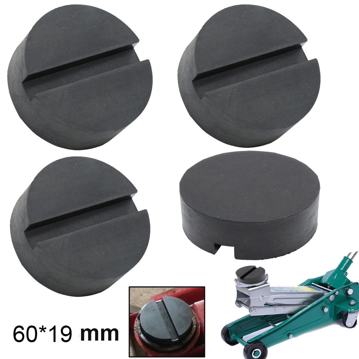 4 Jack Pad Block Hydraulic Ramp Jacking Pads Adapter Avoid Sill Damage Protector