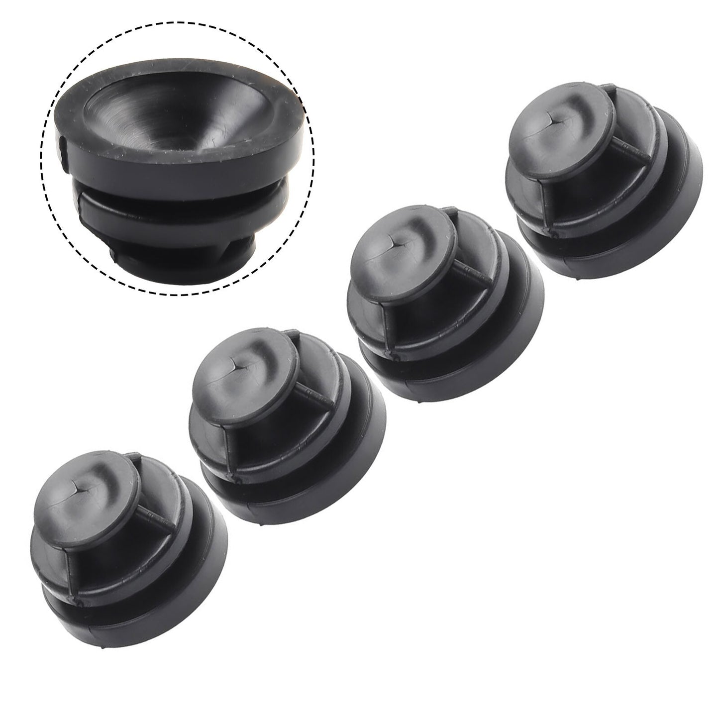 Reliable engine mount shock absorbers for Mazda 2, 3, 6, CX3, CX5 (4-pack)