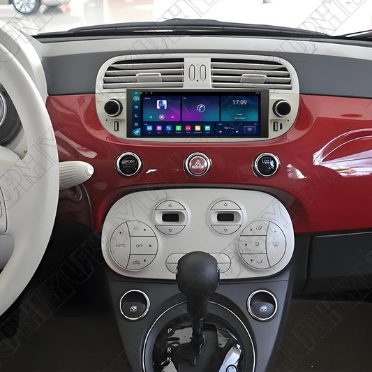 6.86 For 2007-18 for Fiat 500 Carplay 4+32GB Stereo Radio GPS Nav Wifi FM BT Player