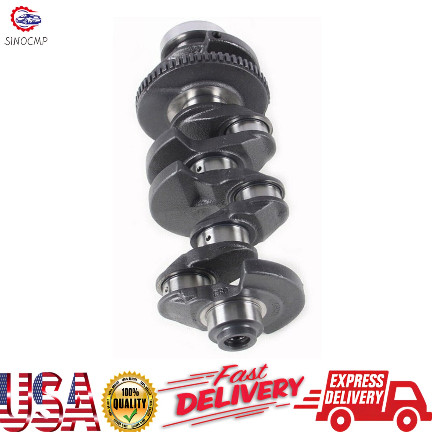 Engine Crankshaft 11217516040 Compatible with for BMW 116i 118i 120i E81 E82 E85 E87