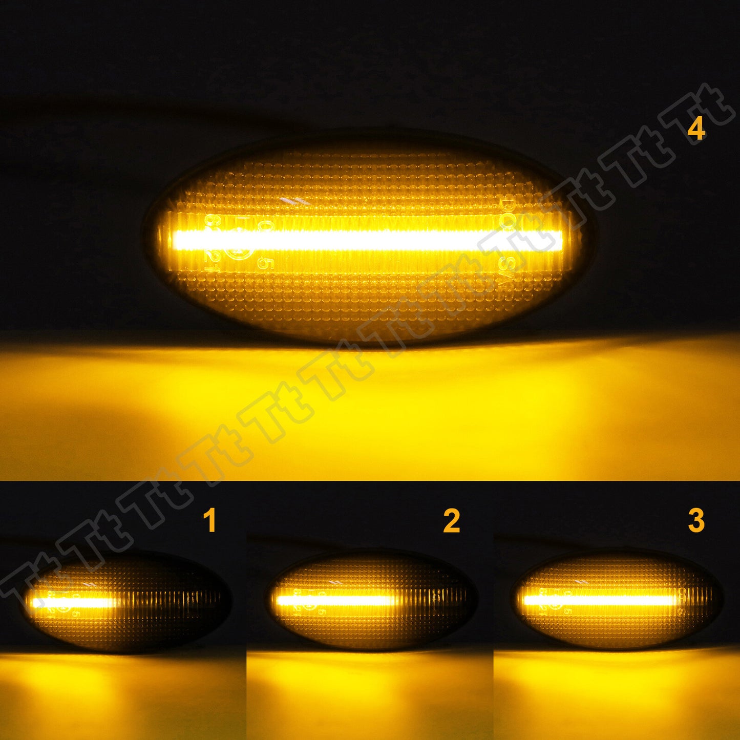 Suitable for the 2008-2013 for Subaru Forester Impreza WRX STI sequential side marker signal light- v
