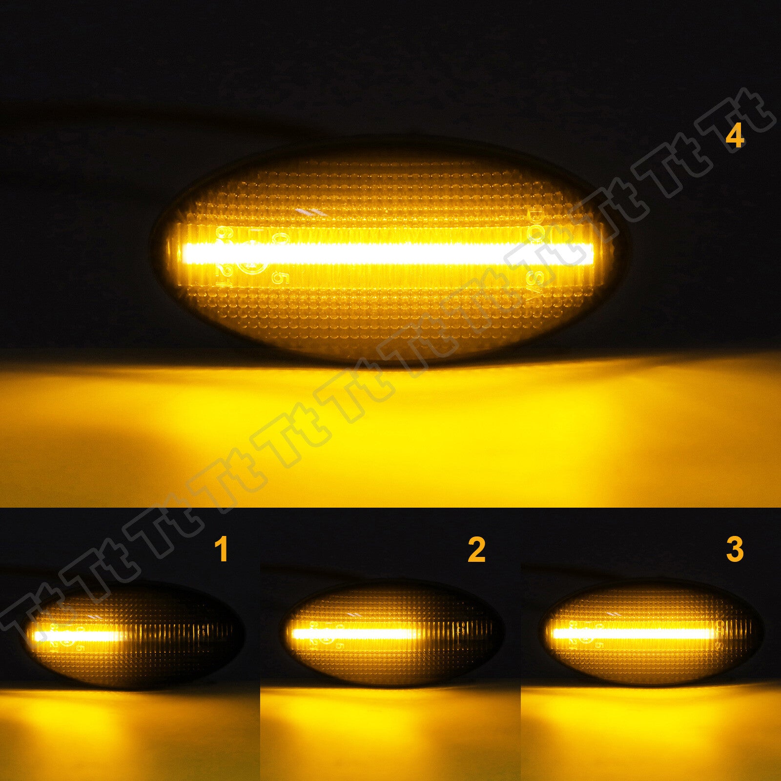 Suitable for the 2008-2013 for Subaru Forester Impreza WRX STI sequential side marker signal light- v