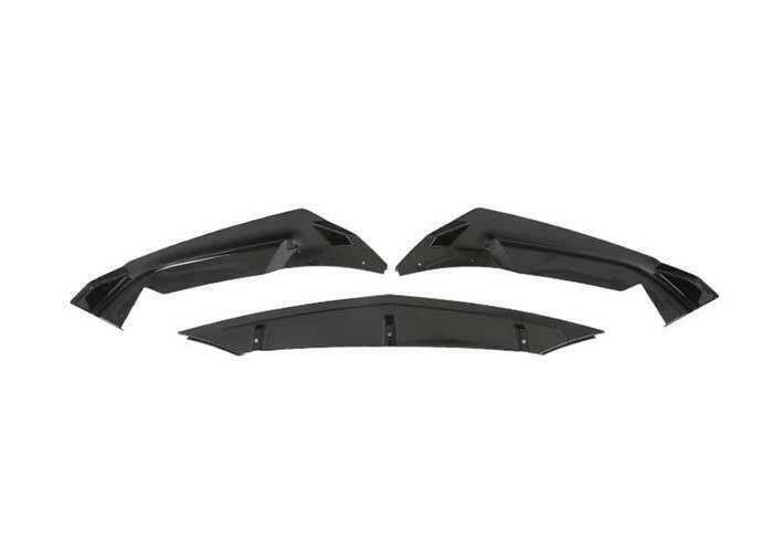 for Cadillac CT5 CT5-V 2020-2023 Glossy Black Front Bumper Lip Spoiler Bodykit