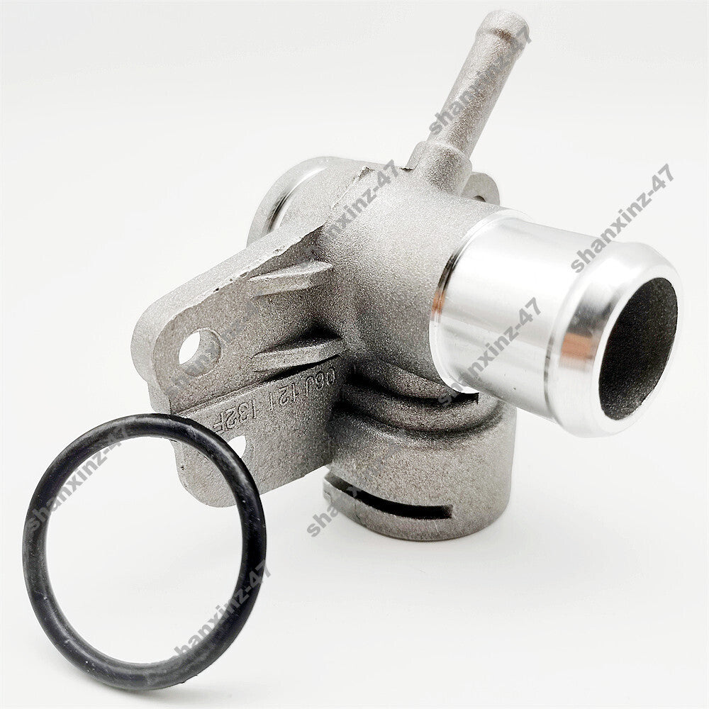 Aluminum cooling hose connector flange suitable for VW for Jetta , for Passat , and for Golf Eos 06J121132F Q