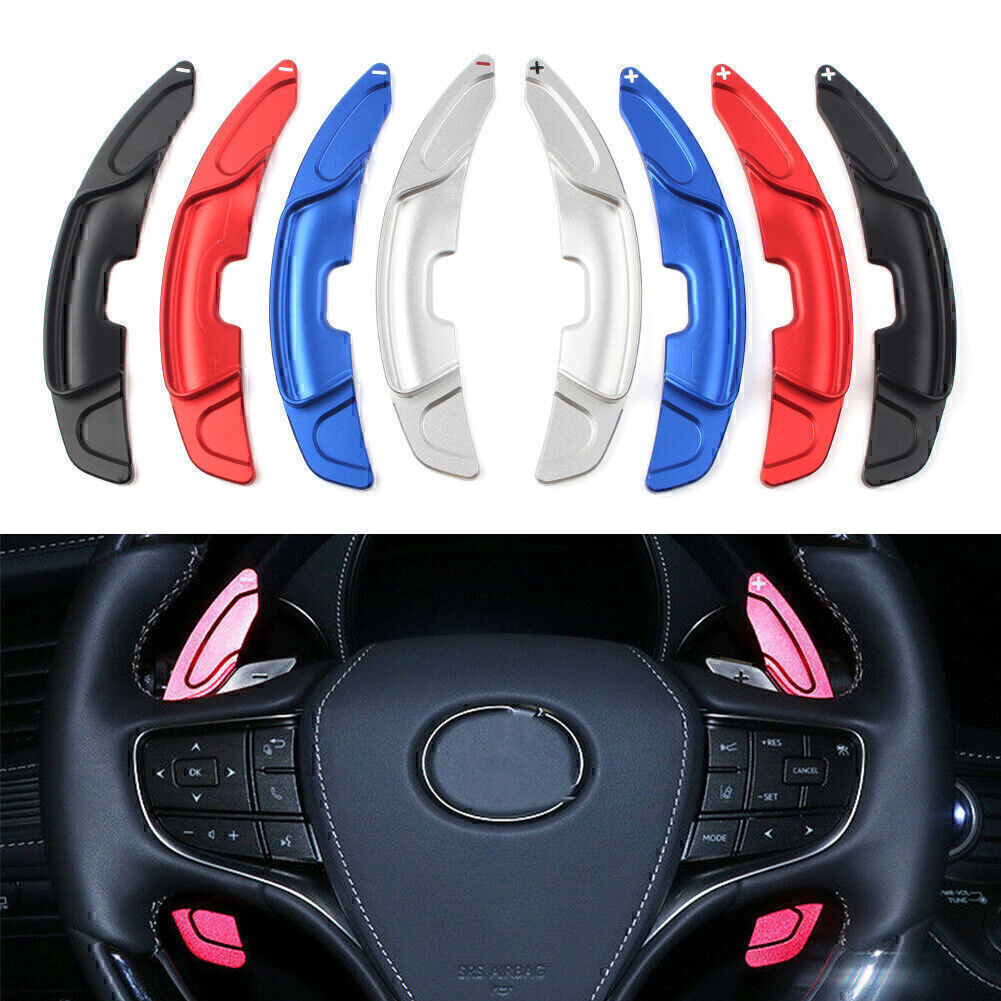2x Steering Wheel Shift Paddle Shifter Cover Fit for Lexus ES300h ES350 2019-2024