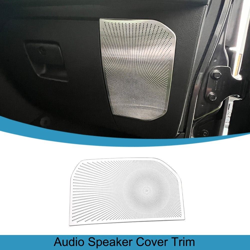 Center Console Lower Audio Speaker Cover Trim for Jeep for Wrangler JL 2024+ Silver