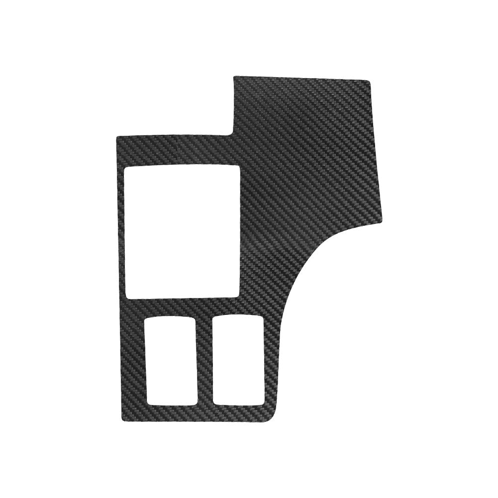 Red Carbon Fiber Center Armrest Water Cup Hold Cover Trim for Audi Q7 2007-2015 v