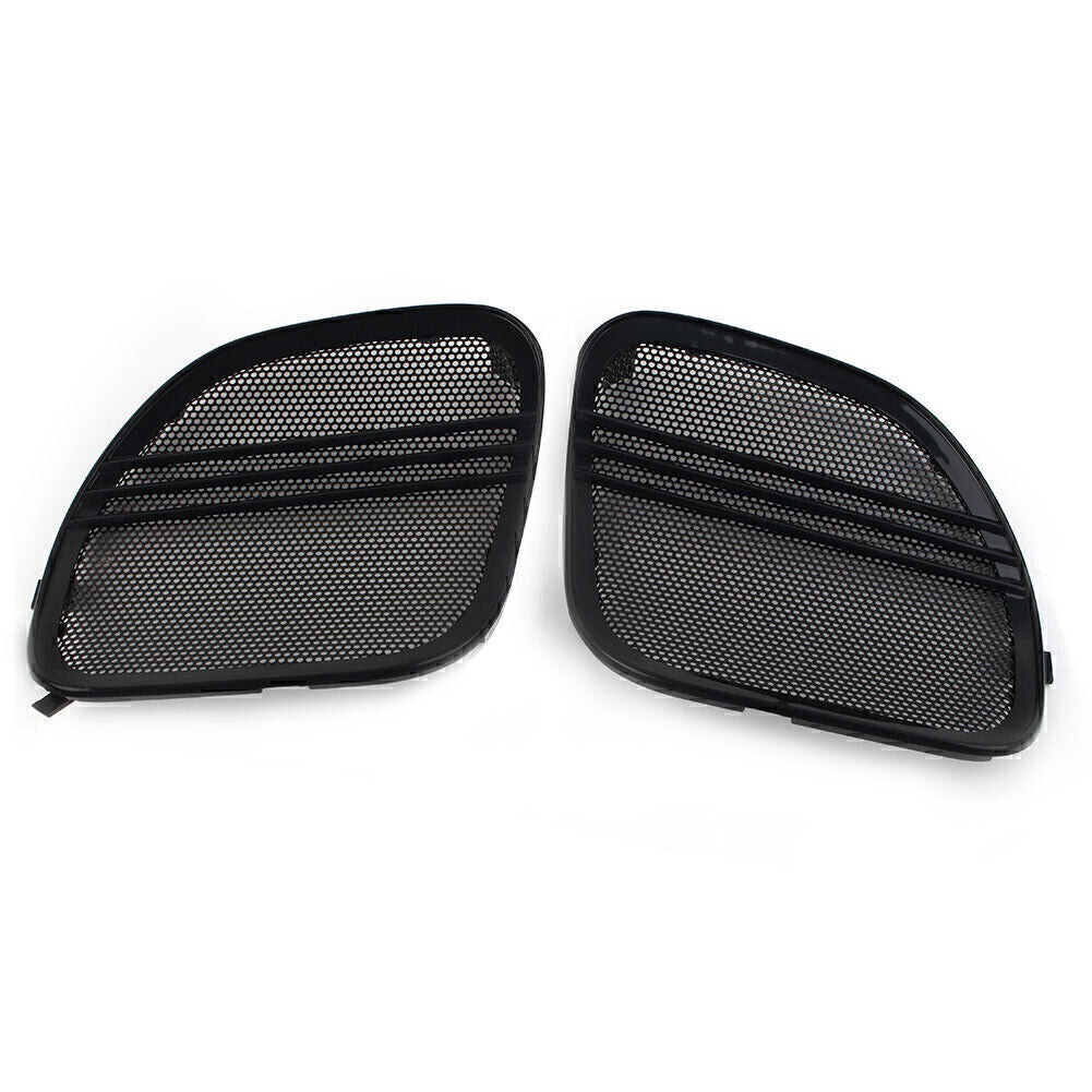 Tri-Line Speaker Grills Cover Trim Fit for Harley Road Glide 2015-2022 Black