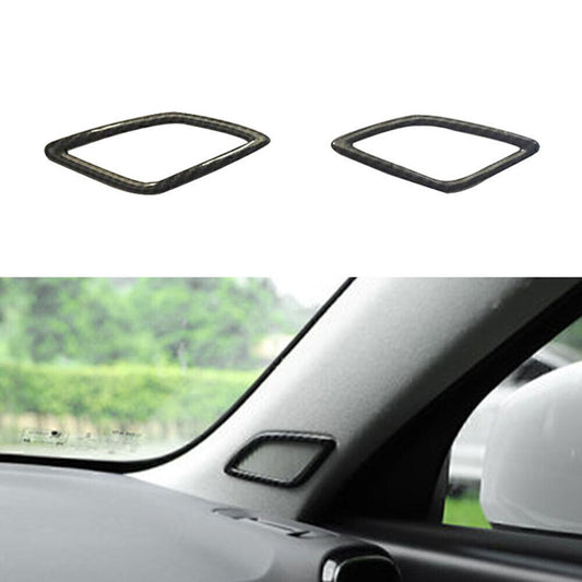 for Volvo XC40 2018 2019 2020 Inner A-Pillar Speaker Decor Cover Trim ABS