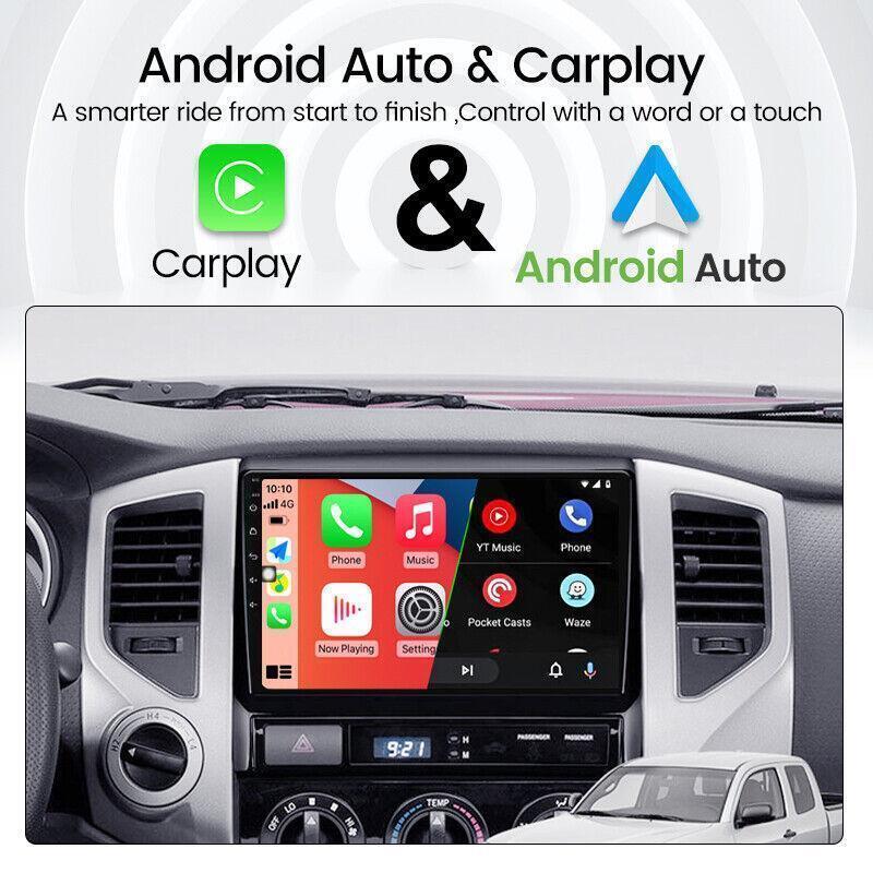 9 Android 10 Car Stereo GPS Carplay Octa Core for Toyota Tacoma 2005-2015