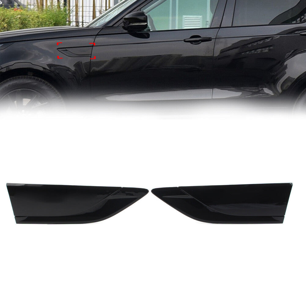 Front Fender Air Intake Side Vent Cover for Land Rover Discovery 2017-2022 Black