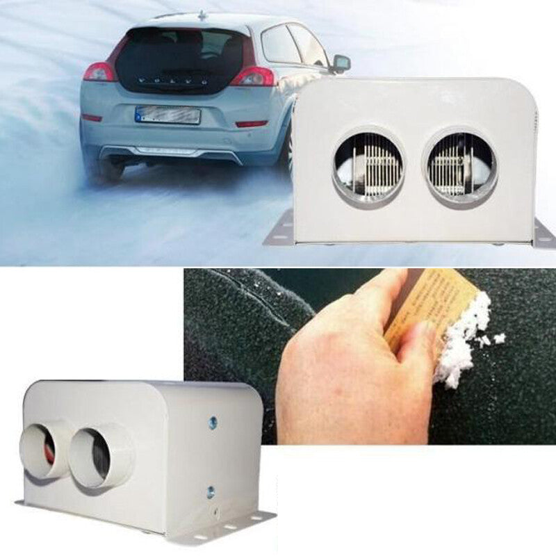 12V 1000W Dual Ventilation Car Seats, Dashboard Heater, Heated Air Window Defroster - n