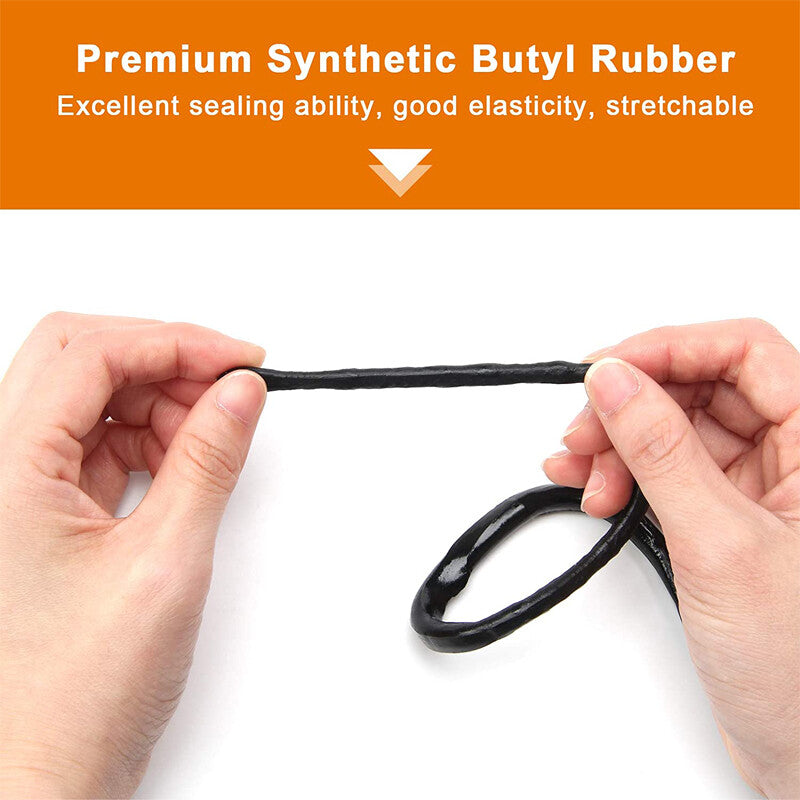 4m/13ft butyl tape rubber sealant for automotive headlights and doors - n