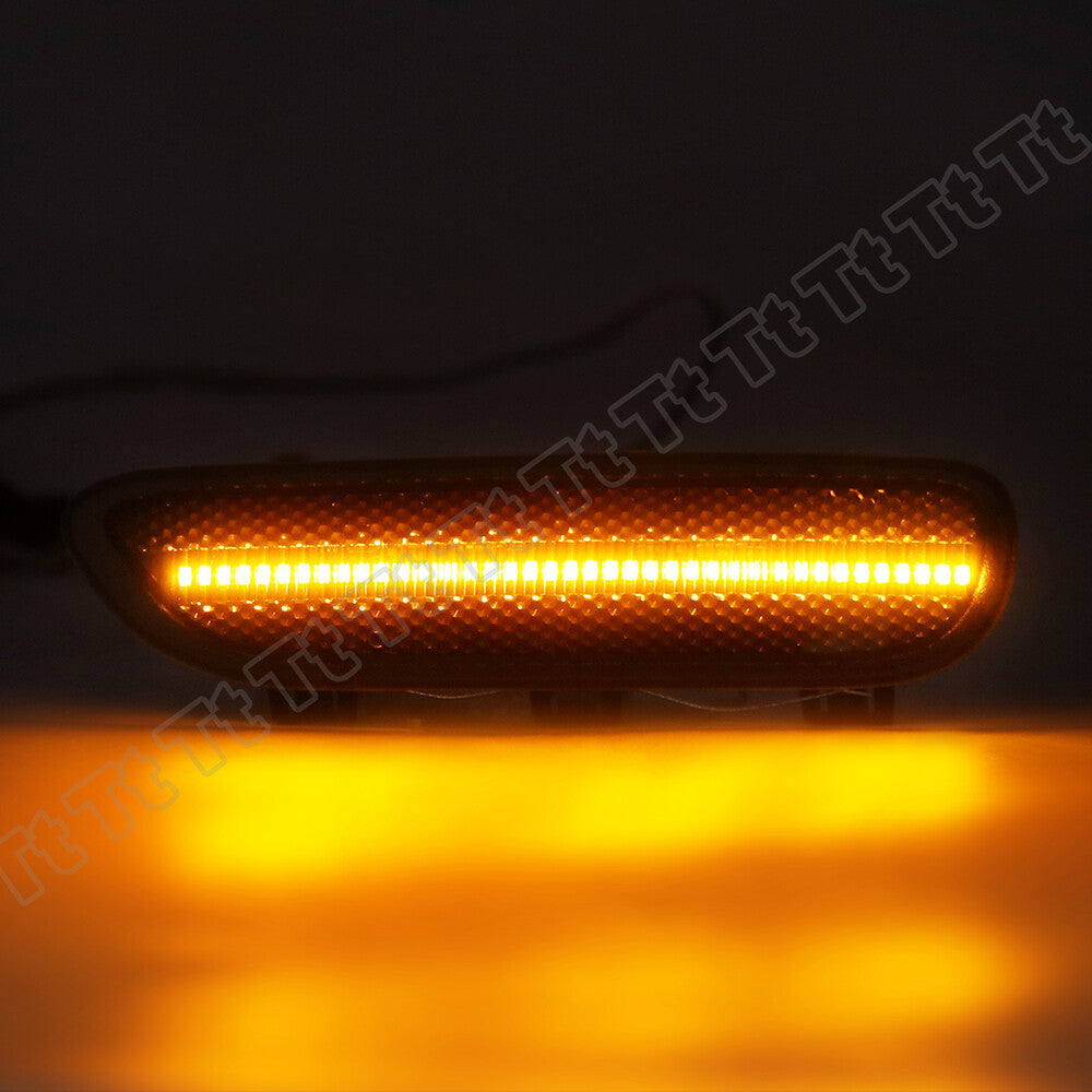 For 99-03 for E46 2D Coupe 01-06 E46 M3 LED Bumper Side Marker Reflector Light - v