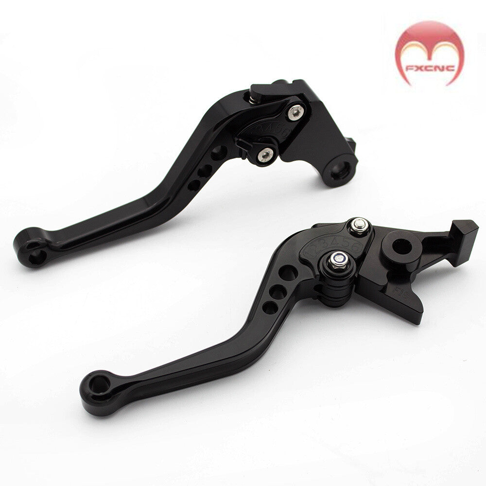 Adjustable CNC short clutch brake lever for Yamaha TMAX 500T, maximum 500cc, 2001-2007.
