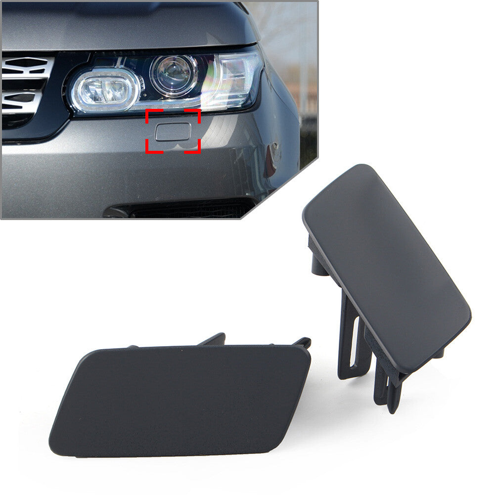 Pair Headlamp Washer Cover Cap for Range Rover Sport 2014-2017 LR045044 Q