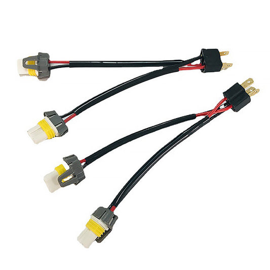 Conversion Wire 9003 H4 to 9005 9006 Wire Harness Light Bulb Adapter Connector - n