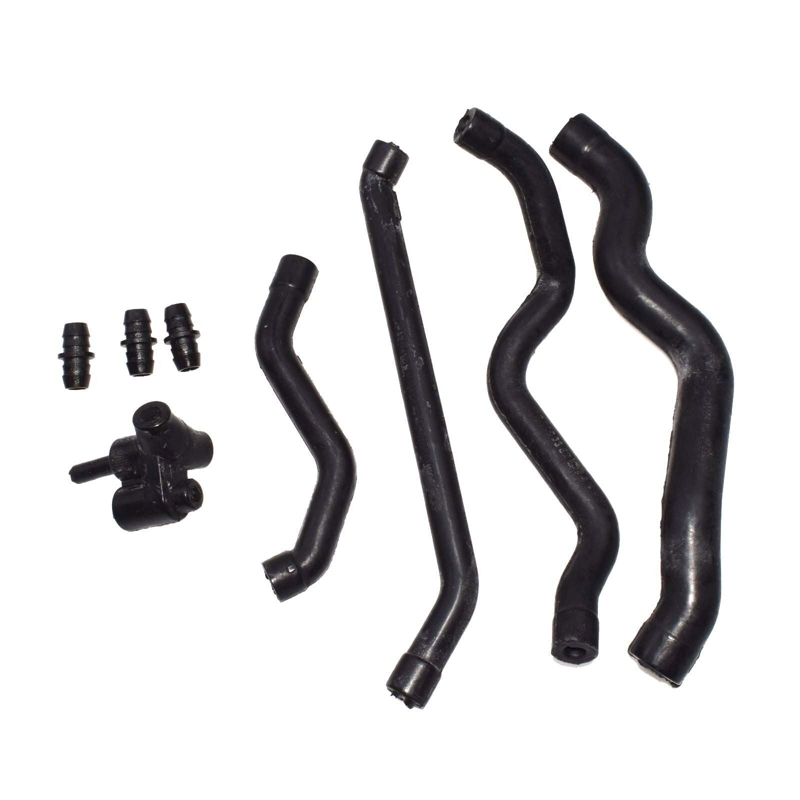 Suitable for Mercedes crankcase ventilation intake breathing hose set 8 pieces - v