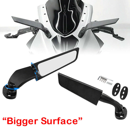 Adjustable side mirror rear view wing mirror suitable for for Suzuki GSXR 600 750 1000- v