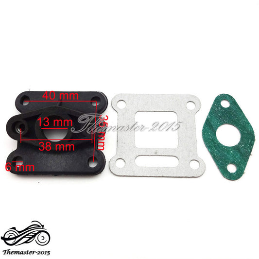 Pocket Bike Carburetor Inlet Manifold Intake 47cc 49cc for Mini Moto ATV Dirt Bike Q