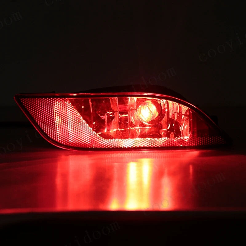 1 Pair Rear Bumper Taillight Reflector Light for Jeep Compass 2017-2019