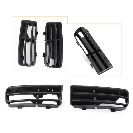 Black Front Lower Corner Bumper Grille for VW for GOLF MK4 1997-2006 05 LH+RH Pair