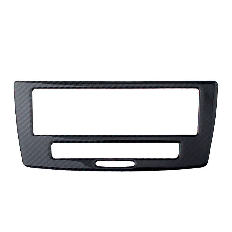 Black carbon fiber car center console CD panel decorative sticker for GLE, GLS, ML, GL- n