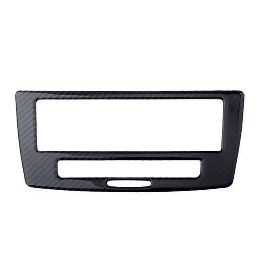 Black carbon fiber car center console CD panel decorative sticker for GLE, GLS, ML, GL- n